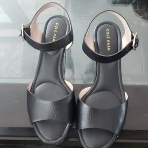 Cole haan Grand OS wood wedge sandal